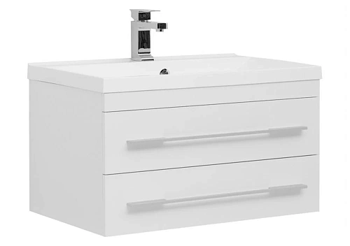 Тумба с раковиной Aquanet Нота NEW 75 белый 00171487 + 00204118 Тумба с раковиной Aquanet Нота NEW 75 белый 00171487 + 00204118