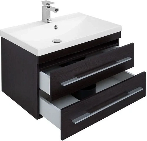 Тумба с раковиной Aquanet Нота NEW 75 венге 00171488 + 00204118 Тумба с раковиной Aquanet Нота NEW 75 венге 00171488 + 00204118