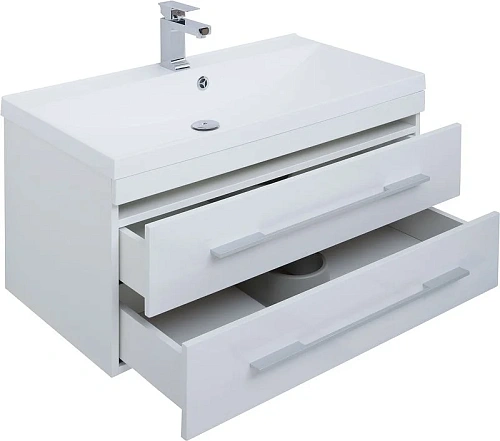 Тумба с раковиной Aquanet Нота NEW 90 белый 00212856 Тумба с раковиной Aquanet Нота NEW 90 белый 00212856