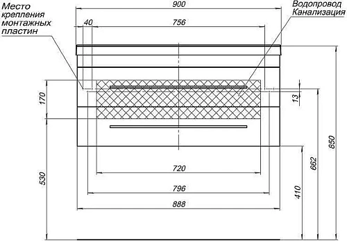 Тумба с раковиной Aquanet Нота NEW 90 белый 00212856 Тумба с раковиной Aquanet Нота NEW 90 белый 00212856