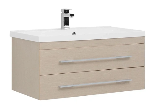 Тумба с раковиной Aquanet Нота NEW 90 светлый дуб 00171494 + 00204119 Тумба с раковиной Aquanet Нота NEW 90 светлый дуб 00171494 + 00204119