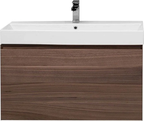 Тумба с раковиной Aquanet Нью-Йорк 100 орех 00213937 Тумба с раковиной Aquanet Нью-Йорк 100 орех 00213937