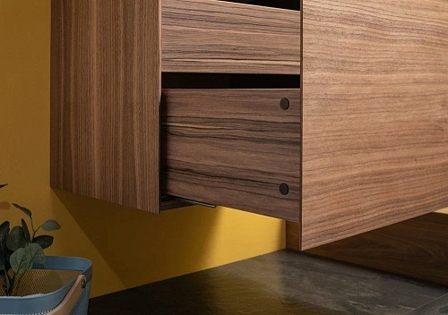 Тумба с раковиной Aquanet Нью-Йорк 60 орех 00213934 Тумба с раковиной Aquanet Нью-Йорк 60 орех 00213934