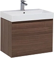 Тумба с раковиной Aquanet Нью-Йорк 70 орех 00213935 Тумба с раковиной Aquanet Нью-Йорк 70 орех 00213935