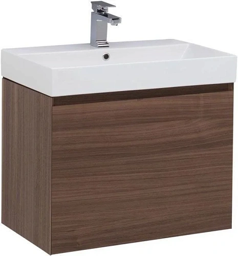 Тумба с раковиной Aquanet Нью-Йорк 70 орех 00213935 Тумба с раковиной Aquanet Нью-Йорк 70 орех 00213935