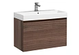 Тумба с раковиной Aquanet Нью-Йорк 85 орех 00203947 + 00198208 Тумба с раковиной Aquanet Нью-Йорк 85 орех 00203947 + 00198208