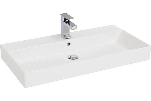 Тумба с раковиной Aquanet Нью-Йорк 85 орех 00213936 Тумба с раковиной Aquanet Нью-Йорк 85 орех 00213936