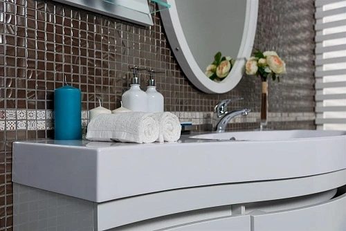 Тумба с раковиной Aquanet Опера 115 R белый (2 дверцы 2 ящика) 00212992 Тумба с раковиной Aquanet Опера 115 R белый (2 дверцы 2 ящика) 00212992