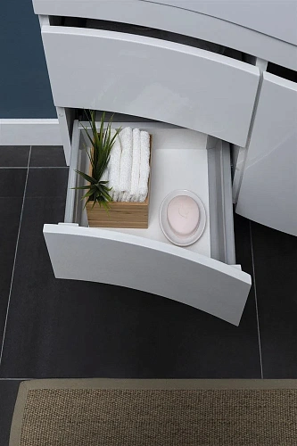 Тумба с раковиной Aquanet Опера 115 R белый (2 дверцы 2 ящика) 00212992 Тумба с раковиной Aquanet Опера 115 R белый (2 дверцы 2 ящика) 00212992