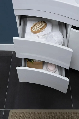 Тумба с раковиной Aquanet Опера 115 R белый (2 дверцы 2 ящика) 00212992 Тумба с раковиной Aquanet Опера 115 R белый (2 дверцы 2 ящика) 00212992