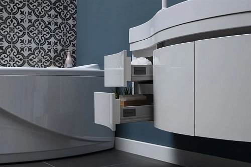 Тумба с раковиной Aquanet Опера 115 R белый (2 дверцы 2 ящика) 00212992 Тумба с раковиной Aquanet Опера 115 R белый (2 дверцы 2 ящика) 00212992