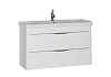Тумба с раковиной Aquanet Орлеан 105 белый 00183083+00182313