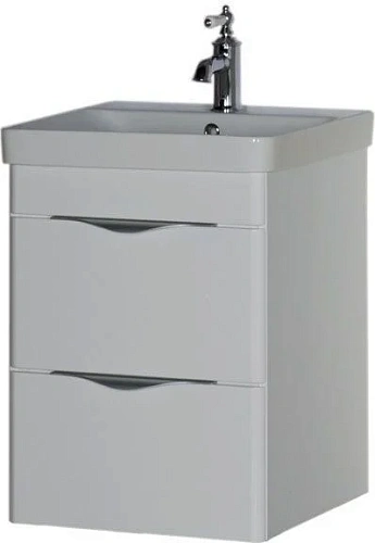 Тумба с раковиной Aquanet Орлеан 50 белый 00183080+00182310 Тумба с раковиной Aquanet Орлеан 50 белый 00183080+00182310