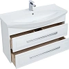Тумба с раковиной Aquanet Остин 105 белый 00203919 + 00175449 Тумба с раковиной Aquanet Остин 105 белый 00203919 + 00175449