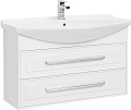 Тумба с раковиной Aquanet Остин 105 белый 00203919 + 00175449 Тумба с раковиной Aquanet Остин 105 белый 00203919 + 00175449