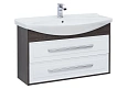Тумба с раковиной Aquanet Остин 105 дуб кантербери/белый 00201731 + 00175449 Тумба с раковиной Aquanet Остин 105 дуб кантербери/белый 00201731 + 00175449