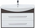 Тумба с раковиной Aquanet Остин 105 дуб кантербери/белый 00212633 Тумба с раковиной Aquanet Остин 105 дуб кантербери/белый 00212633