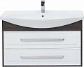 Тумба с раковиной Aquanet Остин 105 дуб кантербери/белый 00212633 Тумба с раковиной Aquanet Остин 105 дуб кантербери/белый 00212633