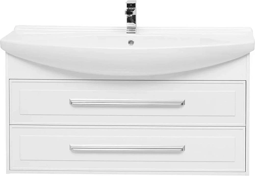 Тумба с раковиной Aquanet Остин 120 белый 00203920 + 00175450 Тумба с раковиной Aquanet Остин 120 белый 00203920 + 00175450