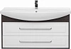 Тумба с раковиной Aquanet Остин 120 дуб кантербери/белый 00212634