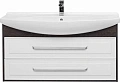 Тумба с раковиной Aquanet Остин 120 дуб кантербери/белый 00212634 Тумба с раковиной Aquanet Остин 120 дуб кантербери/белый 00212634