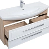 Тумба с раковиной Aquanet Остин 120 дуб сонома/белый 00201734 + 00175450 Тумба с раковиной Aquanet Остин 120 дуб сонома/белый 00201734 + 00175450