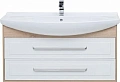 Тумба с раковиной Aquanet Остин 120 дуб сонома/белый 00212629 Тумба с раковиной Aquanet Остин 120 дуб сонома/белый 00212629