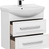 Тумба с раковиной Aquanet Остин 65 белый 00203916 + 00177677 Тумба с раковиной Aquanet Остин 65 белый 00203916 + 00177677