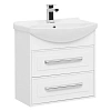 Тумба с раковиной Aquanet Остин 65 белый 00203916 + 00177677 Тумба с раковиной Aquanet Остин 65 белый 00203916 + 00177677