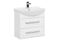 Тумба с раковиной Aquanet Остин 65 белый 00203916 + 00177677 Тумба с раковиной Aquanet Остин 65 белый 00203916 + 00177677