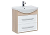 Тумба с раковиной Aquanet Остин 65 дуб сонома/белый 00200910 + 00177677 Тумба с раковиной Aquanet Остин 65 дуб сонома/белый 00200910 + 00177677