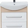 Тумба с раковиной Aquanet Остин 65 дуб сонома/белый 00212625 Тумба с раковиной Aquanet Остин 65 дуб сонома/белый 00212625