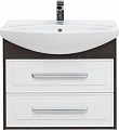Тумба с раковиной Aquanet Остин 75 дуб кантербери/белый 00212631 Тумба с раковиной Aquanet Остин 75 дуб кантербери/белый 00212631