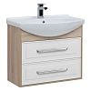 Тумба с раковиной Aquanet Остин 75 дуб сонома/белый 00200909 + 00175447 Тумба с раковиной Aquanet Остин 75 дуб сонома/белый 00200909 + 00175447