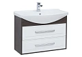 Тумба с раковиной Aquanet Остин 85 дуб кантербери/белый 00200908 + 00175448 Тумба с раковиной Aquanet Остин 85 дуб кантербери/белый 00200908 + 00175448