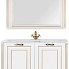 Тумба с раковиной Aquanet Паола 120 белый/золото (литьевой мрамор) 00212605 Тумба с раковиной Aquanet Паола 120 белый/золото (литьевой мрамор) 00212605
