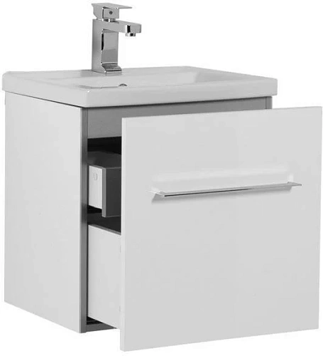 Тумба с раковиной Aquanet Порто 50 белый 00212575 Тумба с раковиной Aquanet Порто 50 белый 00212575