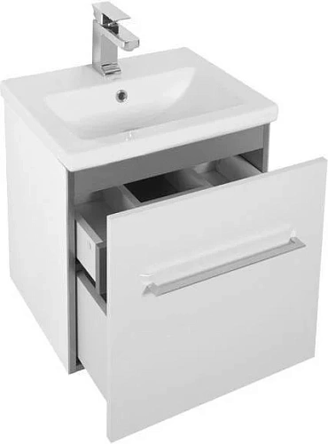 Тумба с раковиной Aquanet Порто 50 белый 00212575 Тумба с раковиной Aquanet Порто 50 белый 00212575