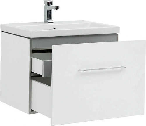 Тумба с раковиной Aquanet Порто 70 белый 00241747 + 00178717 Тумба с раковиной Aquanet Порто 70 белый 00241747 + 00178717