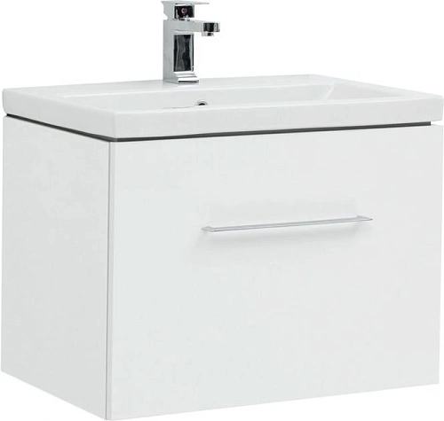 Тумба с раковиной Aquanet Порто 70 белый 00241747 + 00178717 Тумба с раковиной Aquanet Порто 70 белый 00241747 + 00178717