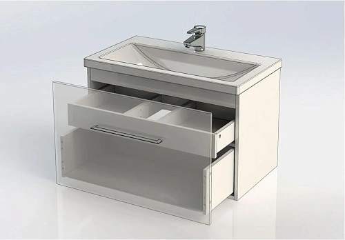 Тумба с раковиной Aquanet Порто 80 белый 00212577 Тумба с раковиной Aquanet Порто 80 белый 00212577