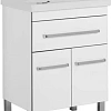 Тумба с раковиной Aquanet Сиена 60 белый (напольный 1 ящик 2 дверцы) 00186363 + 00185476 Тумба с раковиной Aquanet Сиена 60 белый (напольный 1 ящик 2 дверцы) 00186363 + 00185476