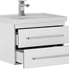 Тумба с раковиной Aquanet Сиена 60 белый (подвесной 2 ящика) 00186359 + 00185476 Тумба с раковиной Aquanet Сиена 60 белый (подвесной 2 ящика) 00186359 + 00185476