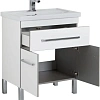 Тумба с раковиной Aquanet Сиена 70 белый (напольный 1 ящик 2 дверцы) 00189223 + 00185343 Тумба с раковиной Aquanet Сиена 70 белый (напольный 1 ящик 2 дверцы) 00189223 + 00185343