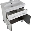 Тумба с раковиной Aquanet Сиена 70 белый (напольный 1 ящик 2 дверцы) 00189223 + 00185343 Тумба с раковиной Aquanet Сиена 70 белый (напольный 1 ящик 2 дверцы) 00189223 + 00185343