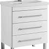 Тумба с раковиной Aquanet Сиена 70 белый (напольный 3 ящика) 00189225 + 00185343 Тумба с раковиной Aquanet Сиена 70 белый (напольный 3 ящика) 00189225 + 00185343