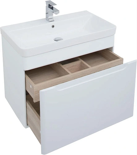 Тумба с раковиной Aquanet София 80 белый 00212587 Тумба с раковиной Aquanet София 80 белый 00212587