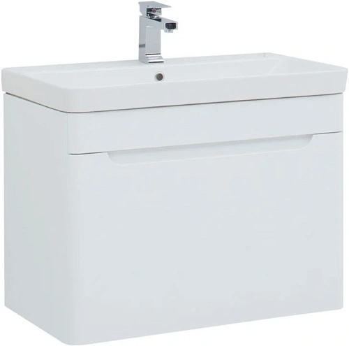 Тумба с раковиной Aquanet София 80 белый 00212587 Тумба с раковиной Aquanet София 80 белый 00212587