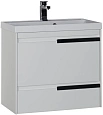 Тумба с раковиной Aquanet Тиволи 70 белый 00180054+00179394 Тумба с раковиной Aquanet Тиволи 70 белый 00180054+00179394