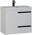 Тумба с раковиной Aquanet Тиволи 70 белый 00180054+00179394 Тумба с раковиной Aquanet Тиволи 70 белый 00180054+00179394